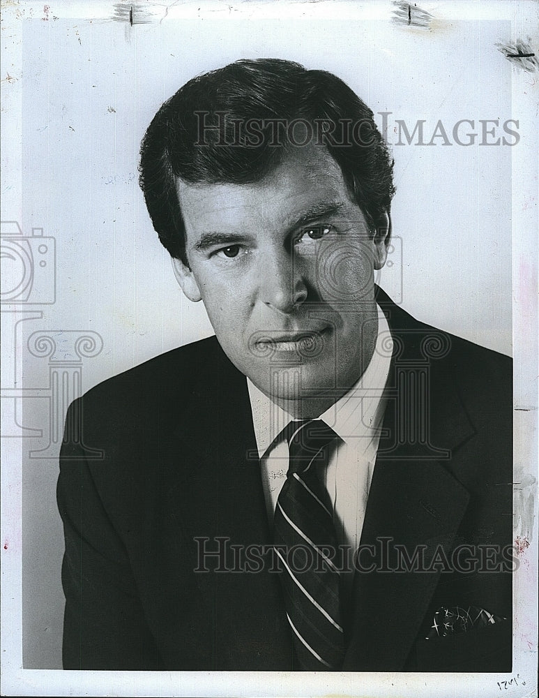 1983 Press Photo Anchor Peter Jennings Hosts Assessment Of JFK Presidency - Historic Images