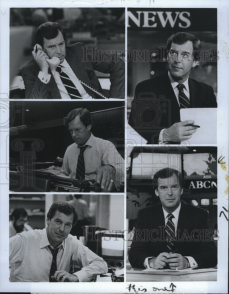 1983 Press Photo Peter Jennings Anchors &quot;JFK&quot; - Historic Images