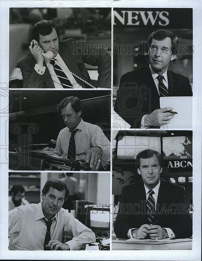 1983 Press Photo Peter Jennings Anchors &quot;JFK&quot; - Historic Images