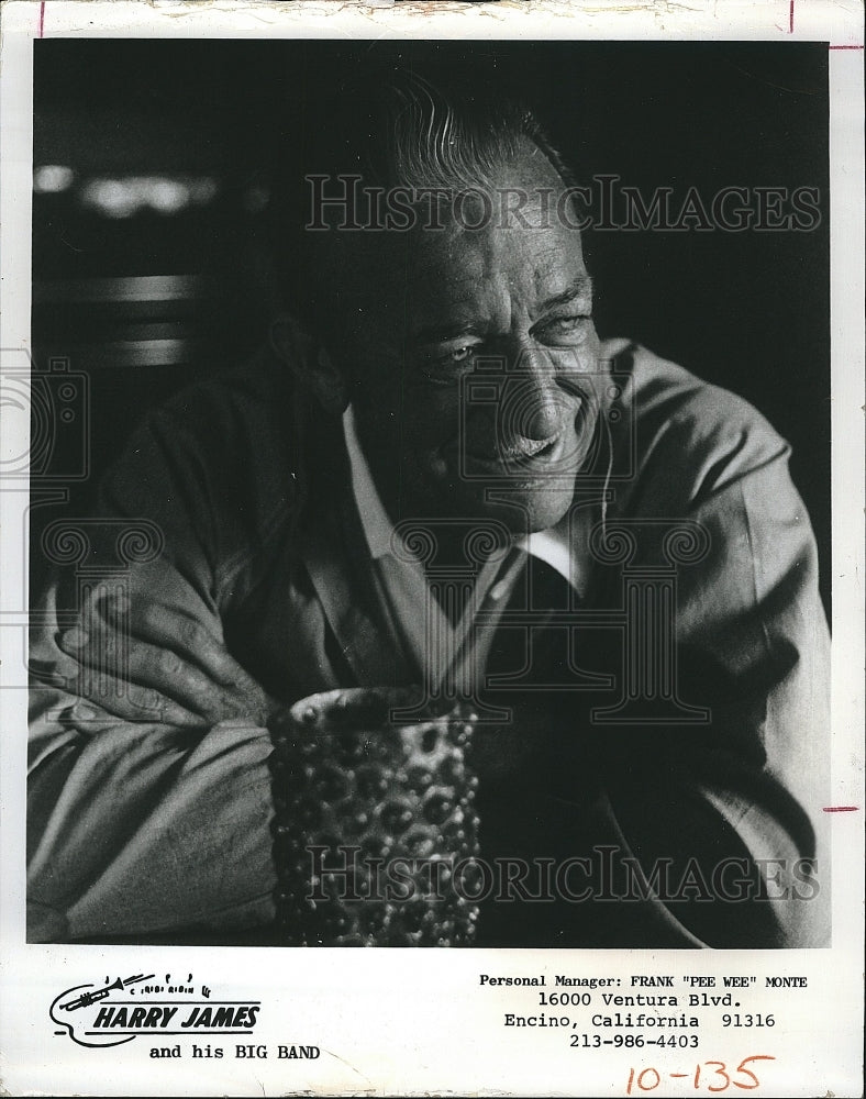 1975 Press Photo Musician Harry James - Historic Images