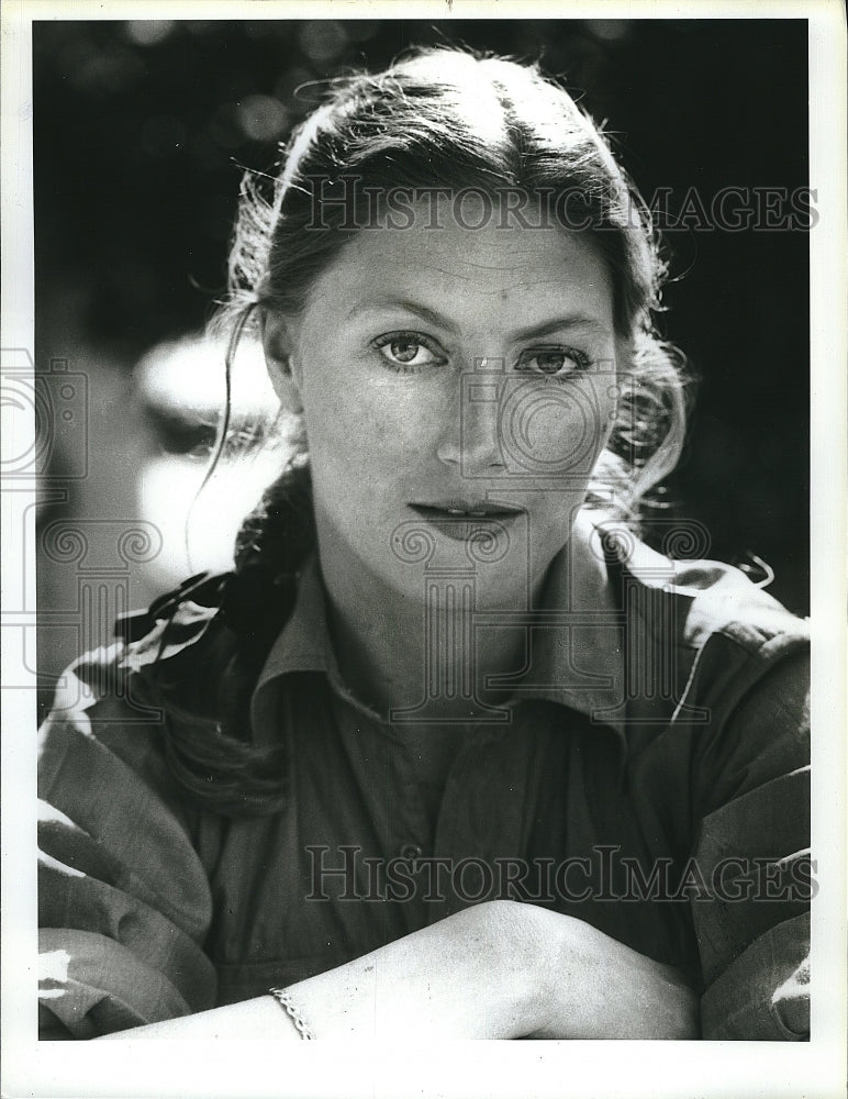 1985 Press Photo Actress Geraldine James in &quot;The Jewel in the Crown&quot; - Historic Images