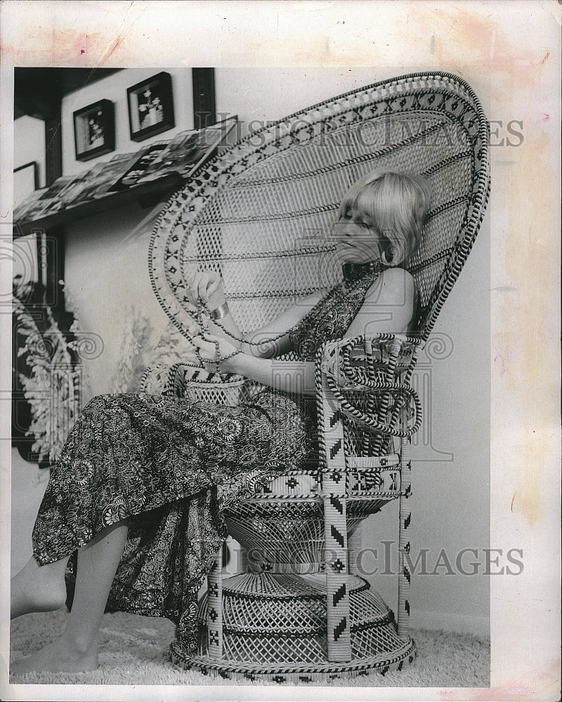 1975 Press Photo Interior Designer Joanne James - Historic Images