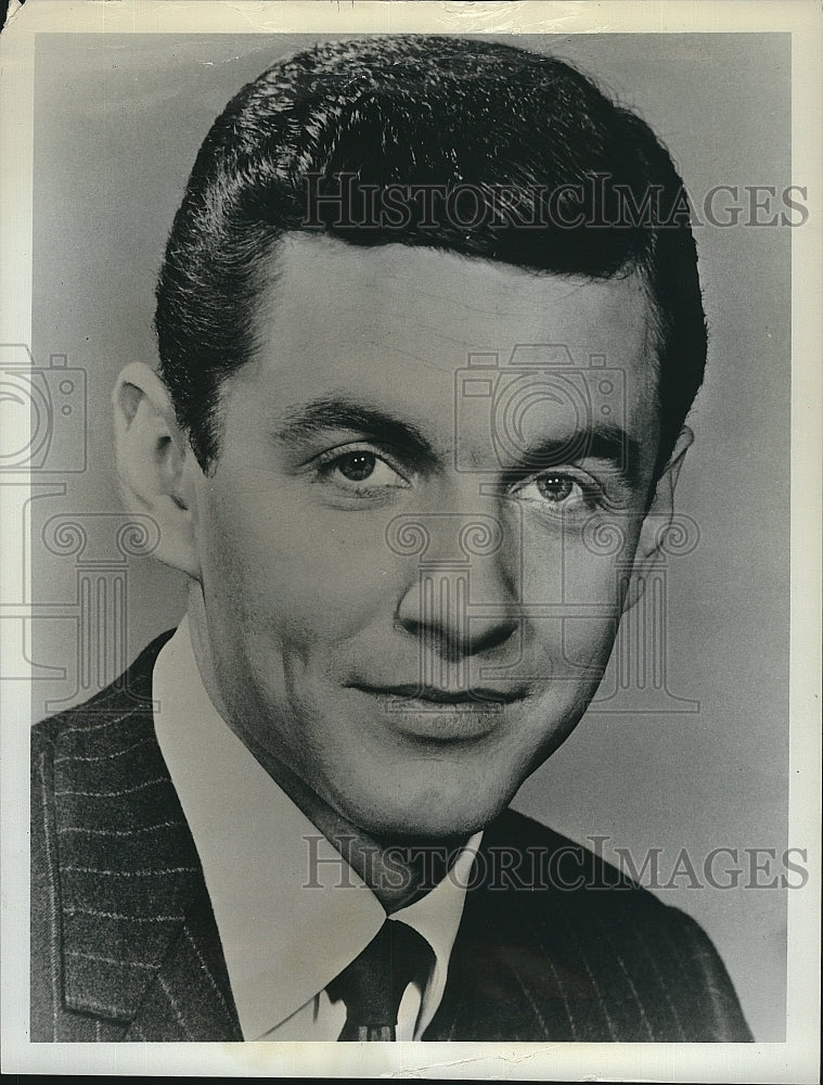 1967 Press Photo Art James American TV Television Game Show Host Temptation - Historic Images