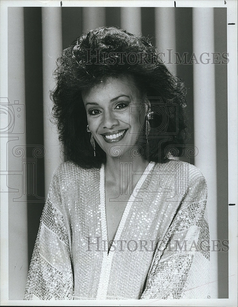 1986 Press Photo Marilyn McCoo Singer Actress Days Of Our Lives Soap Opera TV - Historic Images