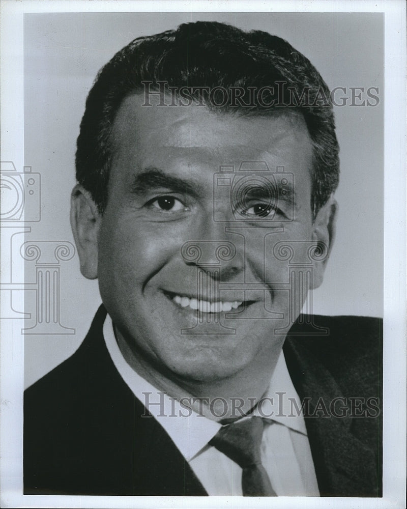 Press Photo Dennis James American TV Host Personality Actor Announcer - Historic Images