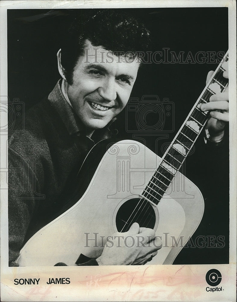 1971 Press Photo Sonny James American Country Western Musician Singer - Historic Images