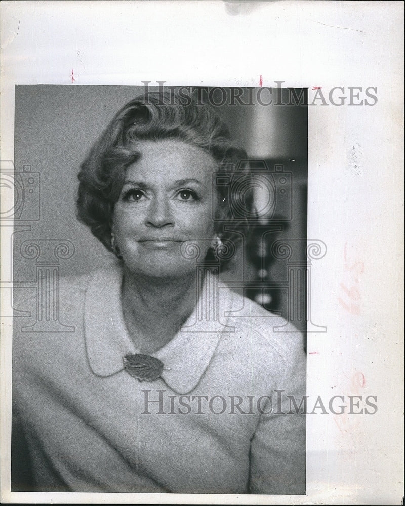 1968 Press Photo Rosemary DeCamp Visits Tampa - Historic Images