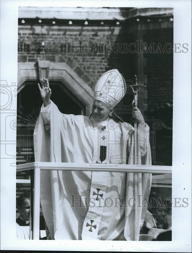 Press Photo Pope John Paul II - Historic Images