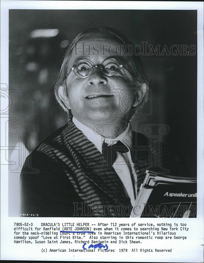 1979 Press Photo &quot;Love At First Bite &quot; starring Arte Johnson - Historic Images