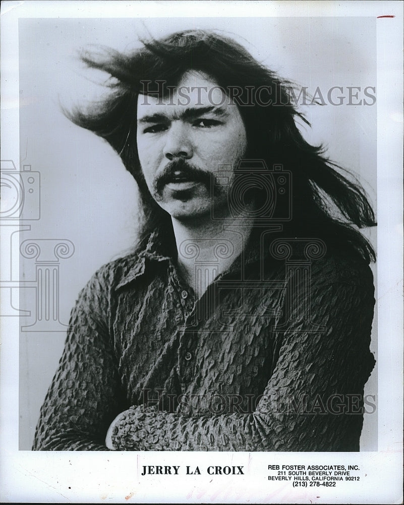 1972 Press Photo Musician Jerry La Croix at the Bayfront - Historic Images