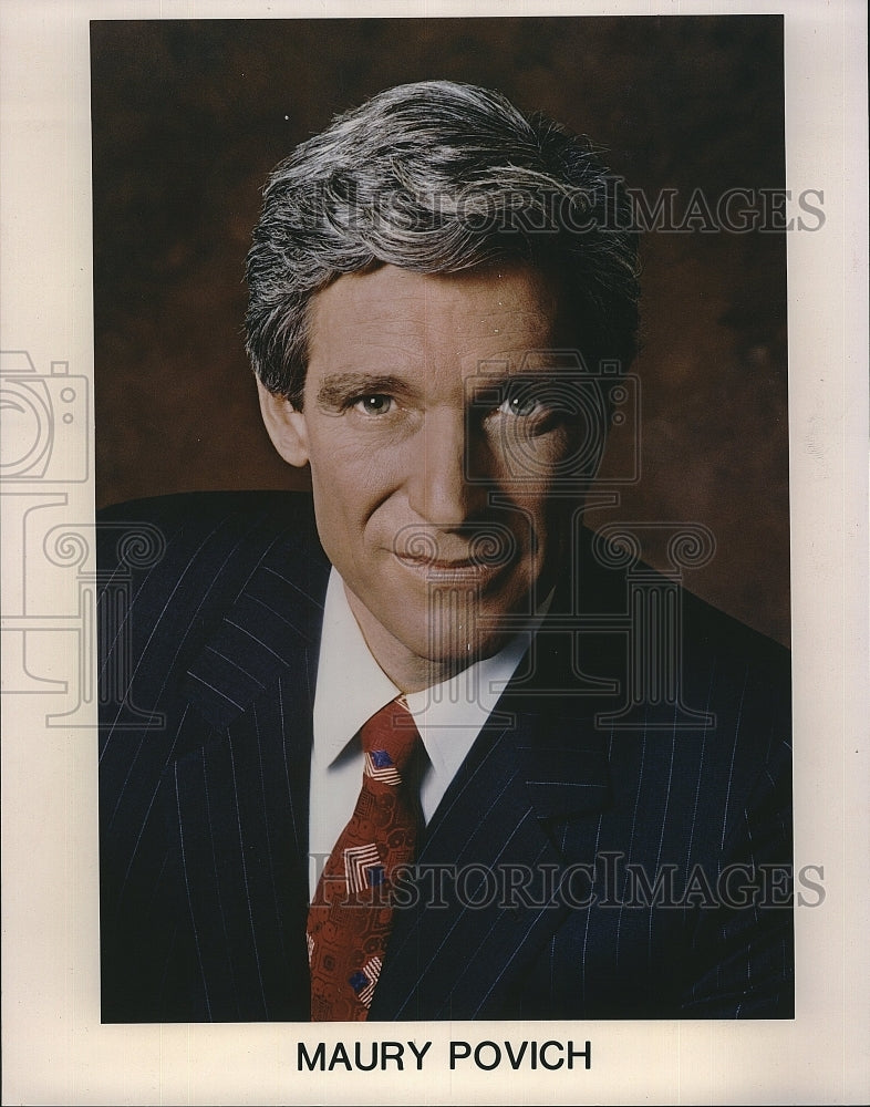 1992 Press Photo Maury Povich - Historic Images