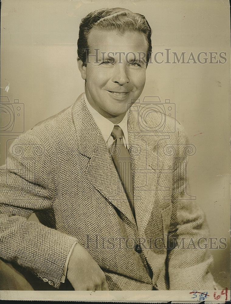 1946 Press Photo Dick Powell American Singer Actor Producer Rogues Gallery - Historic Images