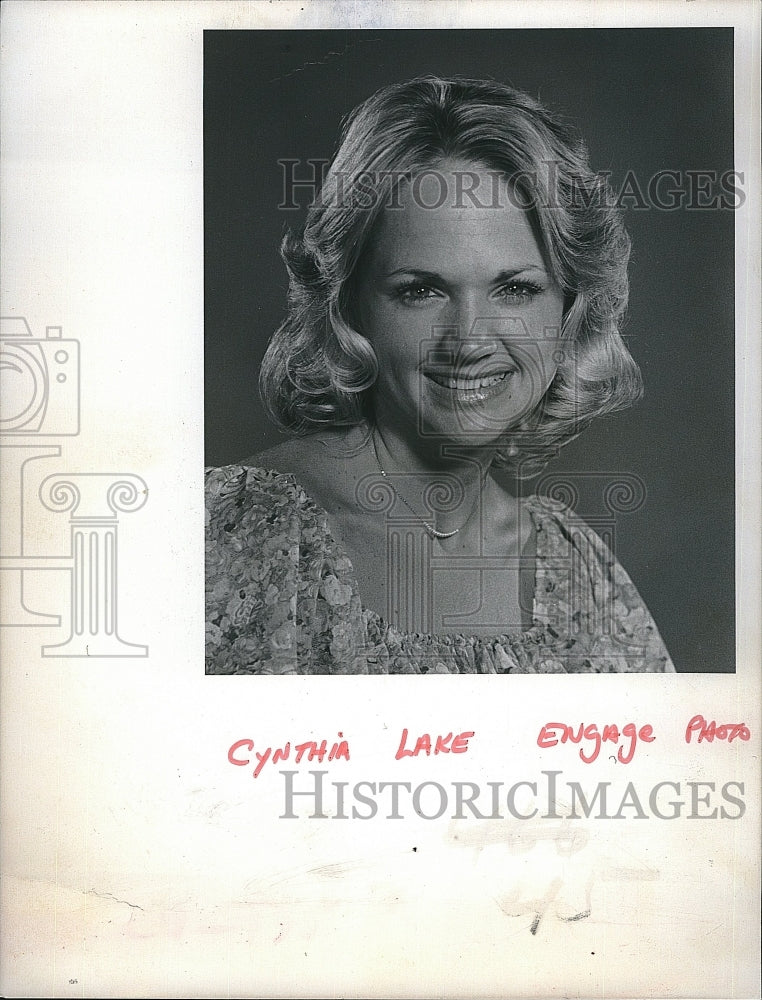 1978 Press Photo Ms. Cynthia Lake. - Historic Images