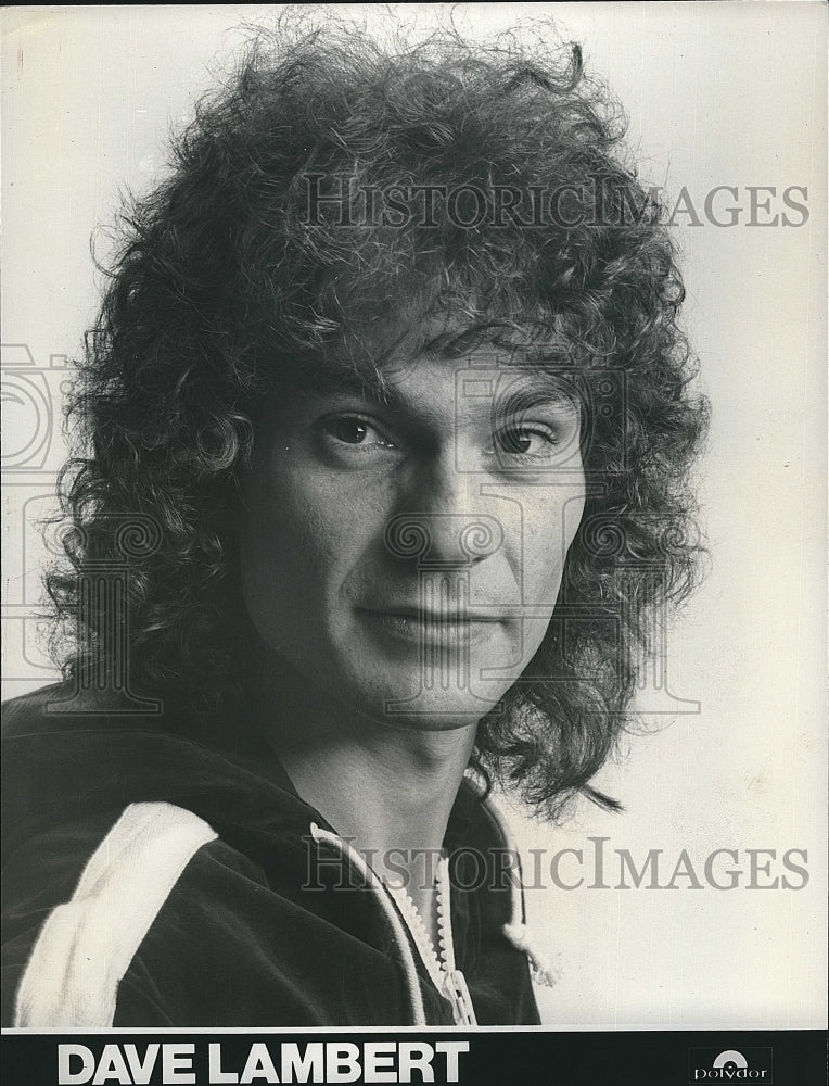 1979 Press Photo Musician Dave Lambert - Historic Images