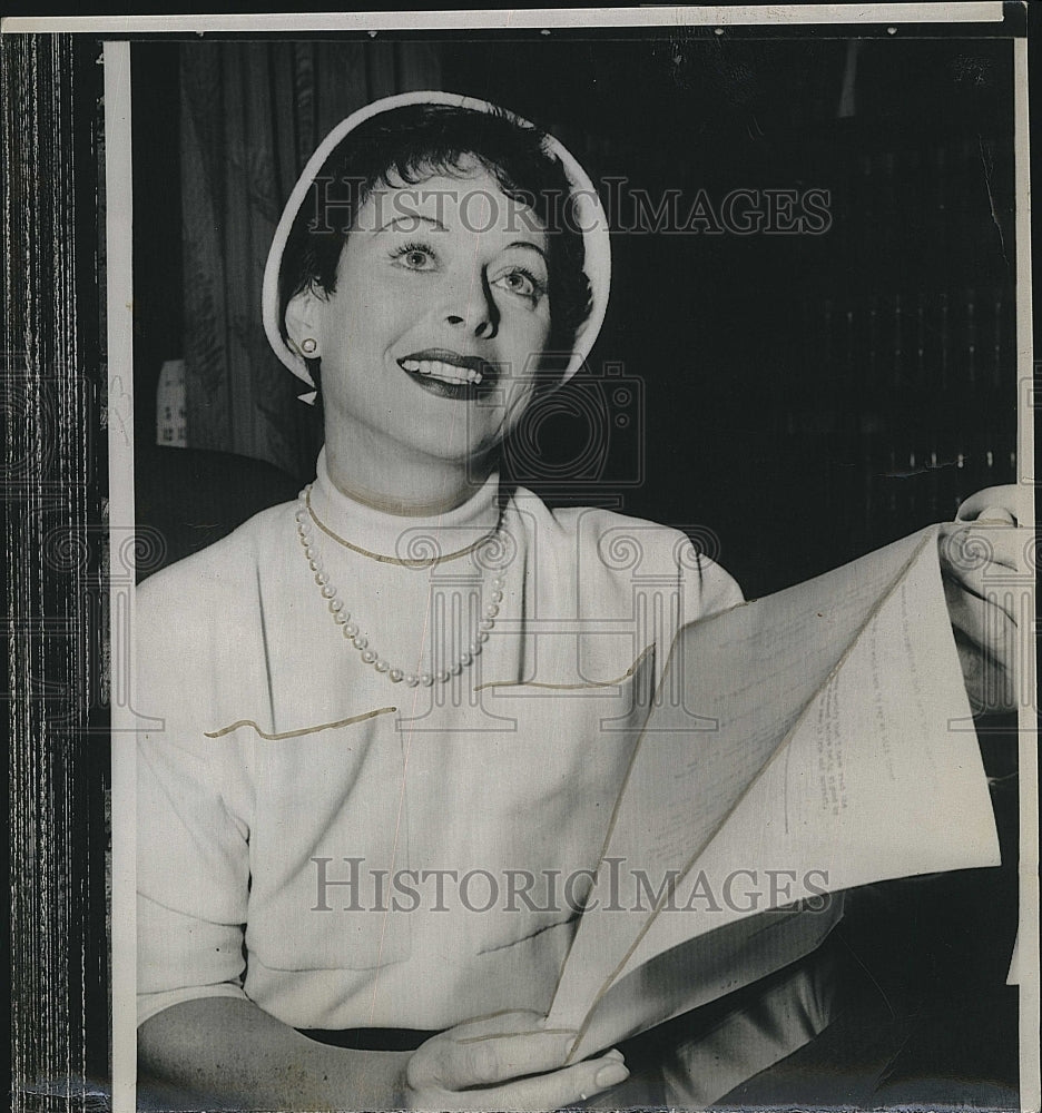 1953 Press Photo Hedy Lamarr, Australian-American Actress. - Historic Images