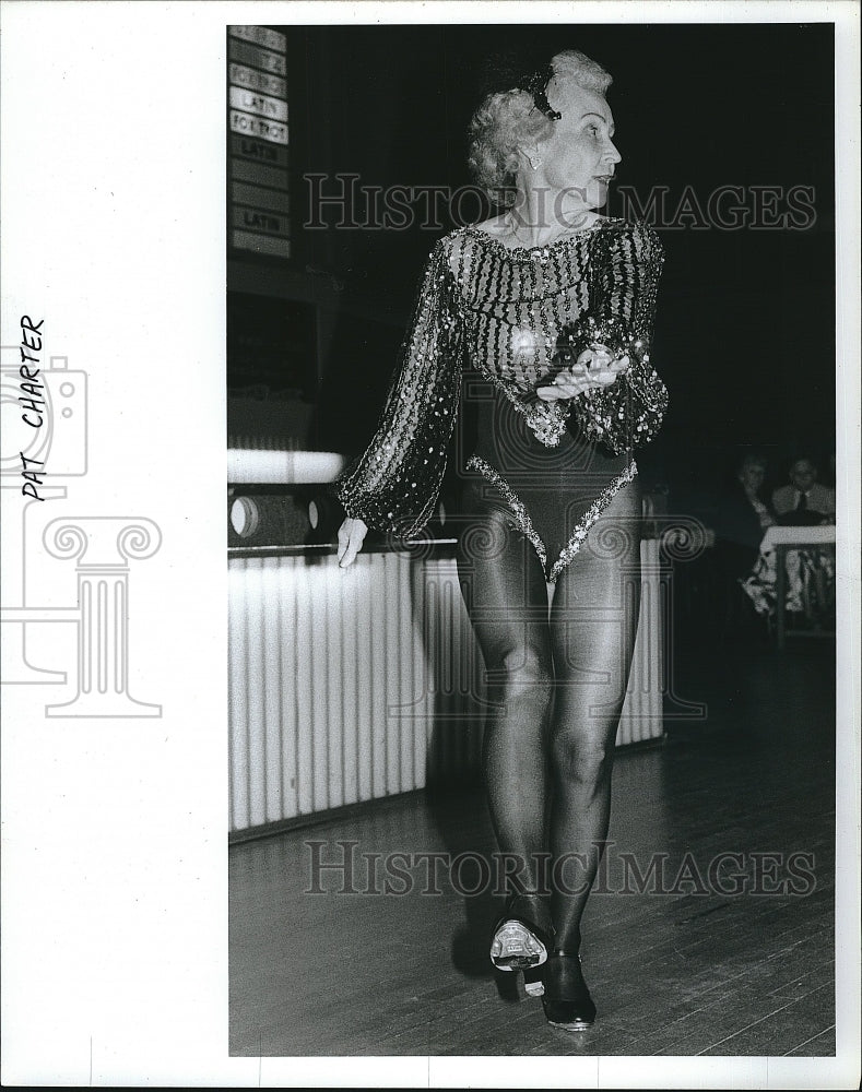 1988 Press Photo Pat Charter, Ms. Senior Florida 1988. - Historic Images