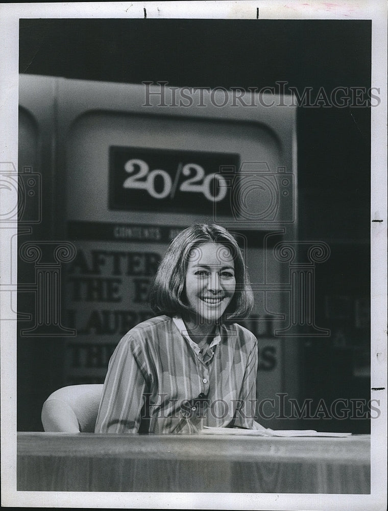 1988 Press Photo News Anchor Sylvia Chase - Historic Images