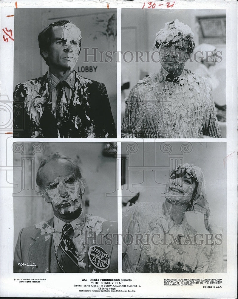 Press Photo &quot;The Shaggy D.A.&quot; Stars Dean Jones, Tim Conway &amp; Keenan Wynn - Historic Images