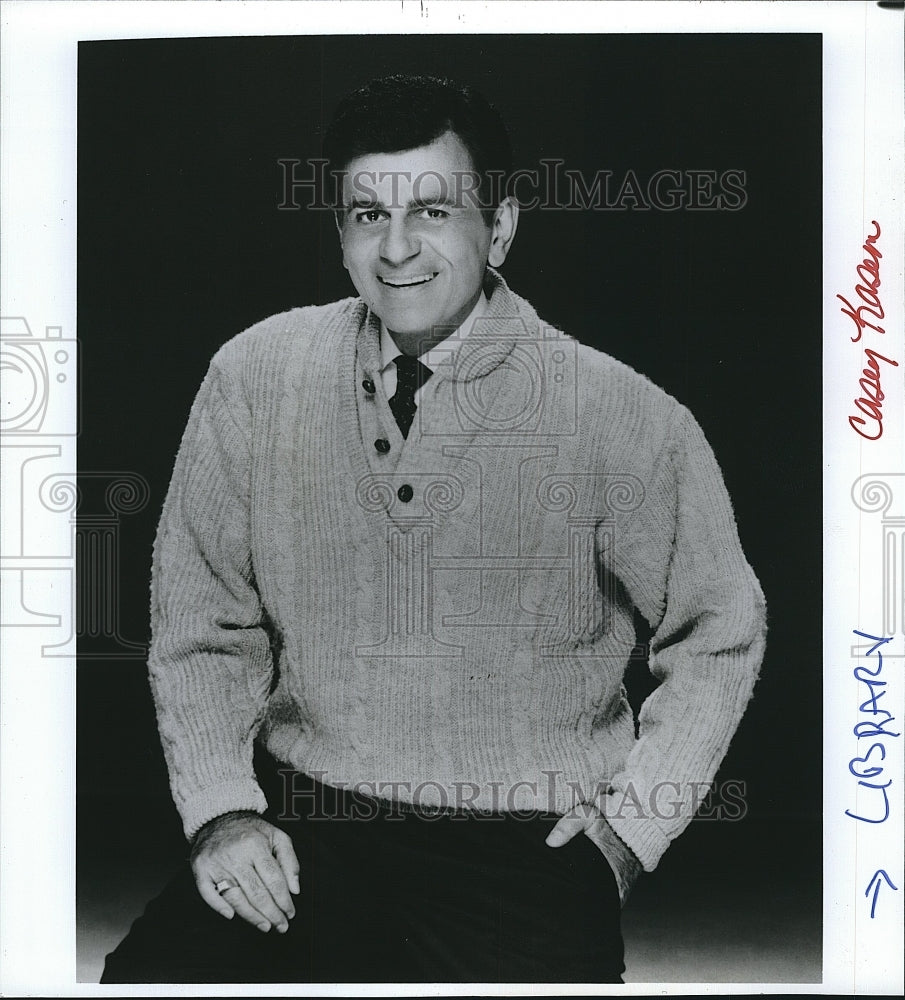 1991 Press Photo Voice actor and Radio Personality Casey Kasem - Historic Images