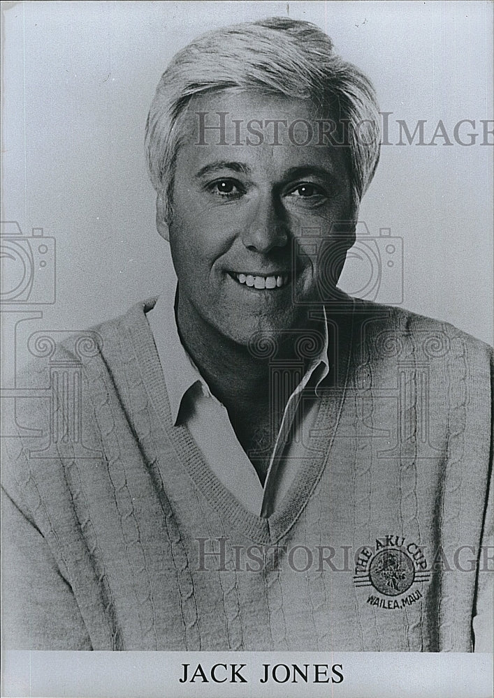 1990 Press Photo Grammy Award Winner Singer Jack Jones - Historic Images