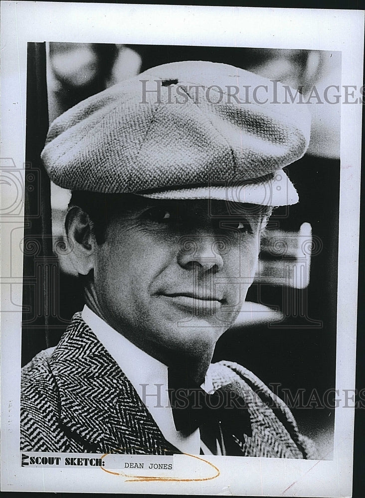 1971 Press Photo Actor Dean Jones In A Cap - Historic Images