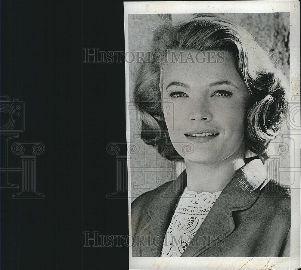 1975 Press Photo Actress Gena Rowlands Of "Peyton Place" - Historic Images