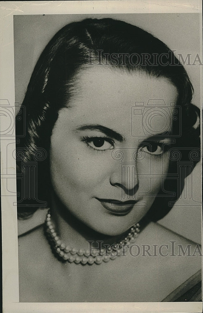 1950 Press Photo Actress Olivia De Havilland - Historic Images