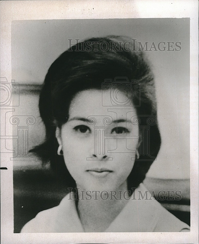 1972 Press Photo Broadcaster Elizabeth Shea Pineda dela Fuente - Philippines - Historic Images