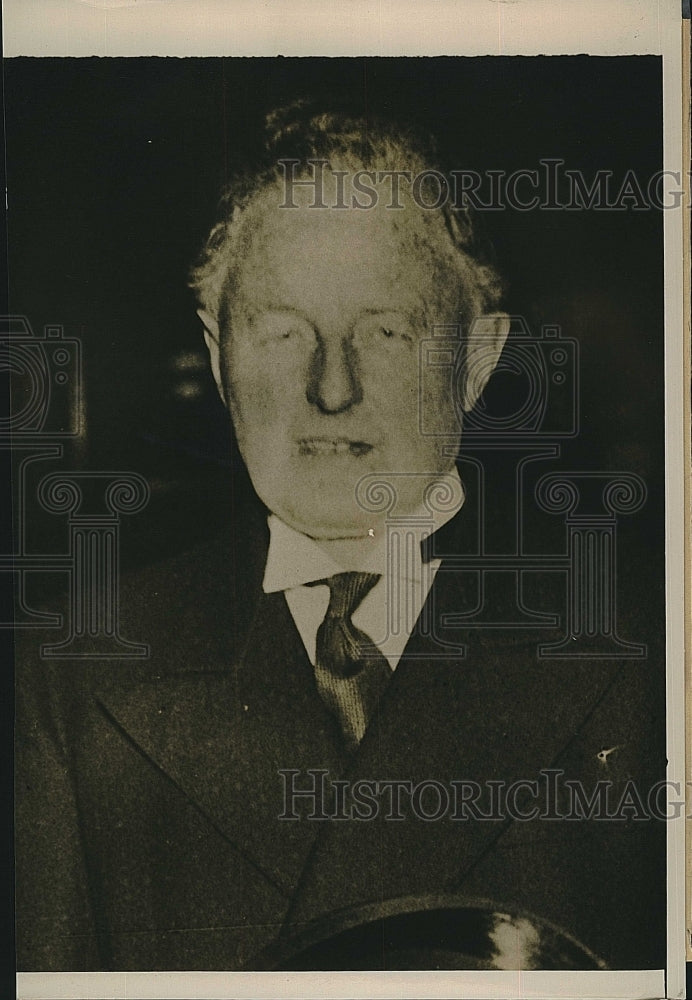 1940 Press Photo French Commander-in-Chief Vice Adm. Jean De Coux - Historic Images