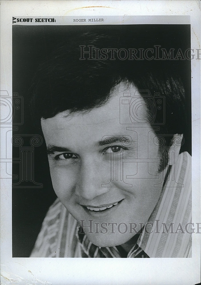 1971 Press Photo Musician/Singer/Actor Roger Miller - Historic Images