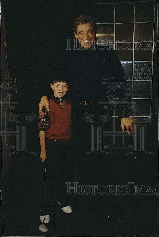 1995 Press Photo David Tiffenberg &amp; Maury Povich - Historic Images