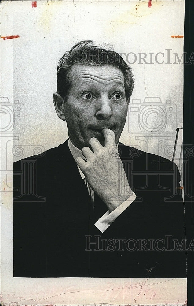 1968 Press Photo Danny Kaye, American Actor and Comedian. - Historic Images