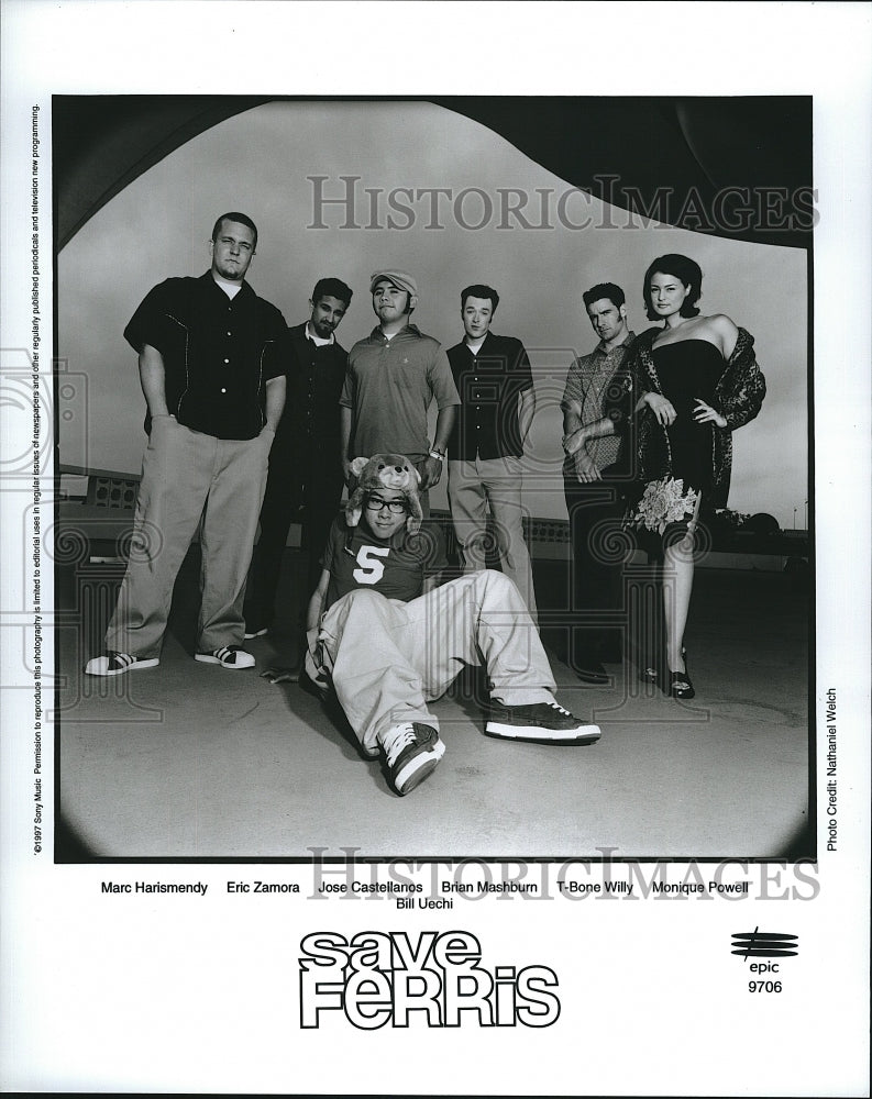 1997 Press Photo Ska Punk Band Save Ferris - Historic Images