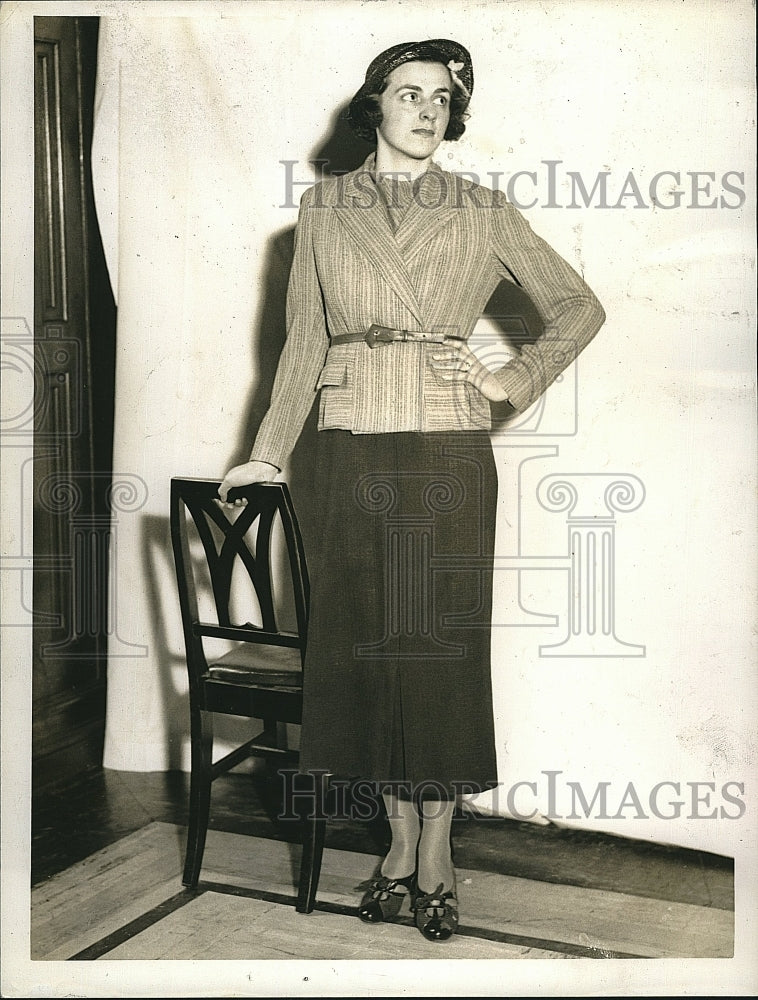 1935 Press Photo Mrs. A. L. Devens Jr. - Historic Images