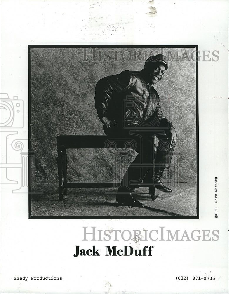 1992 Press Photo Musician Jack McDuff - Historic Images