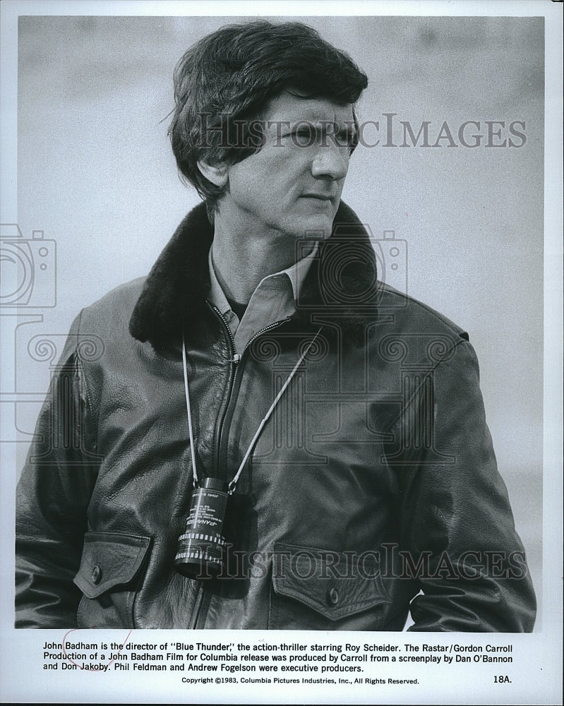 1983 Press Photo John Badham Director Movie Blue Thunder - Historic Images