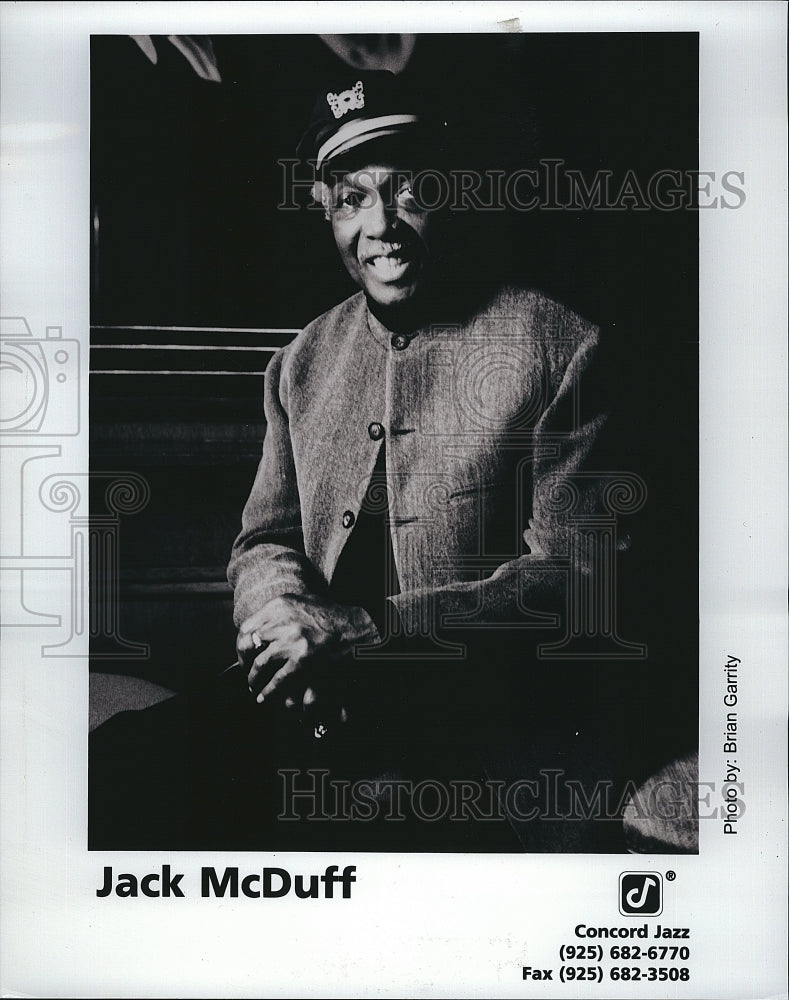 Press Photo Jack Mcduff Entertainer musician Singer - Historic Images