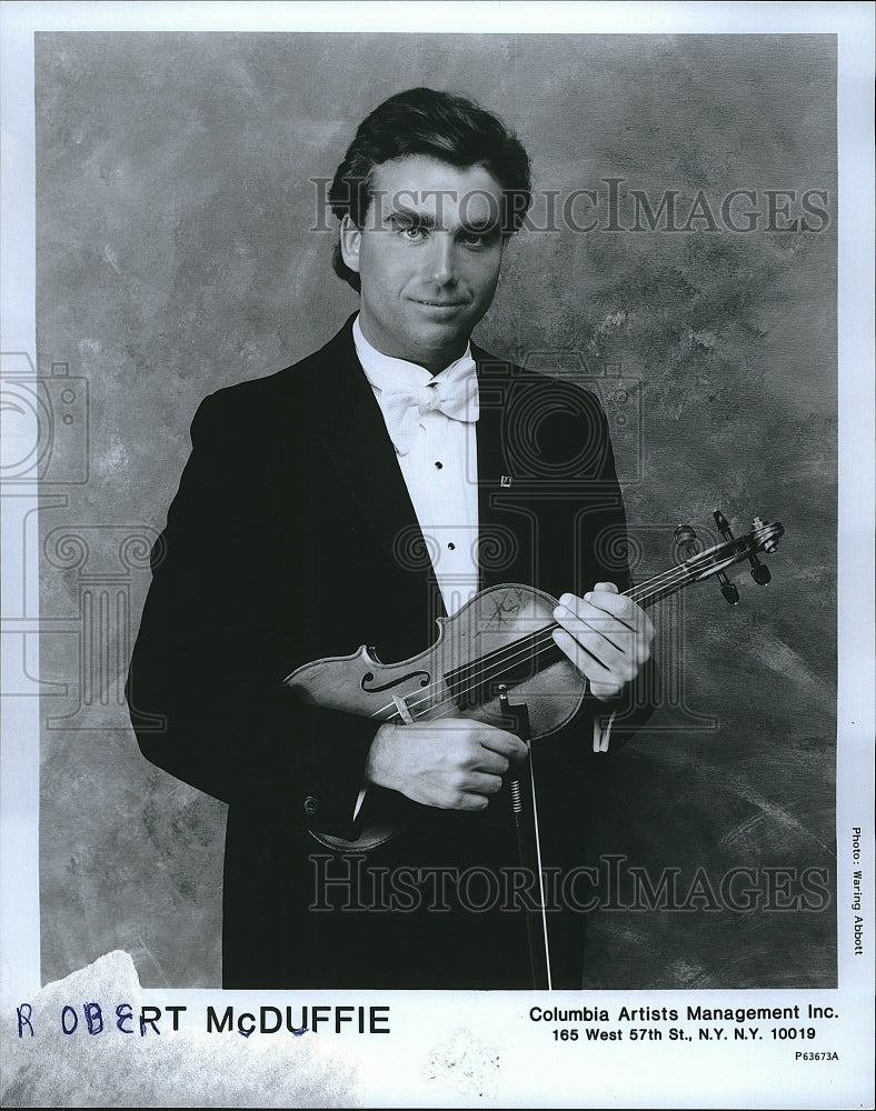 Press Photo Violinist, Robert McDuffie to perform in concert - Historic Images