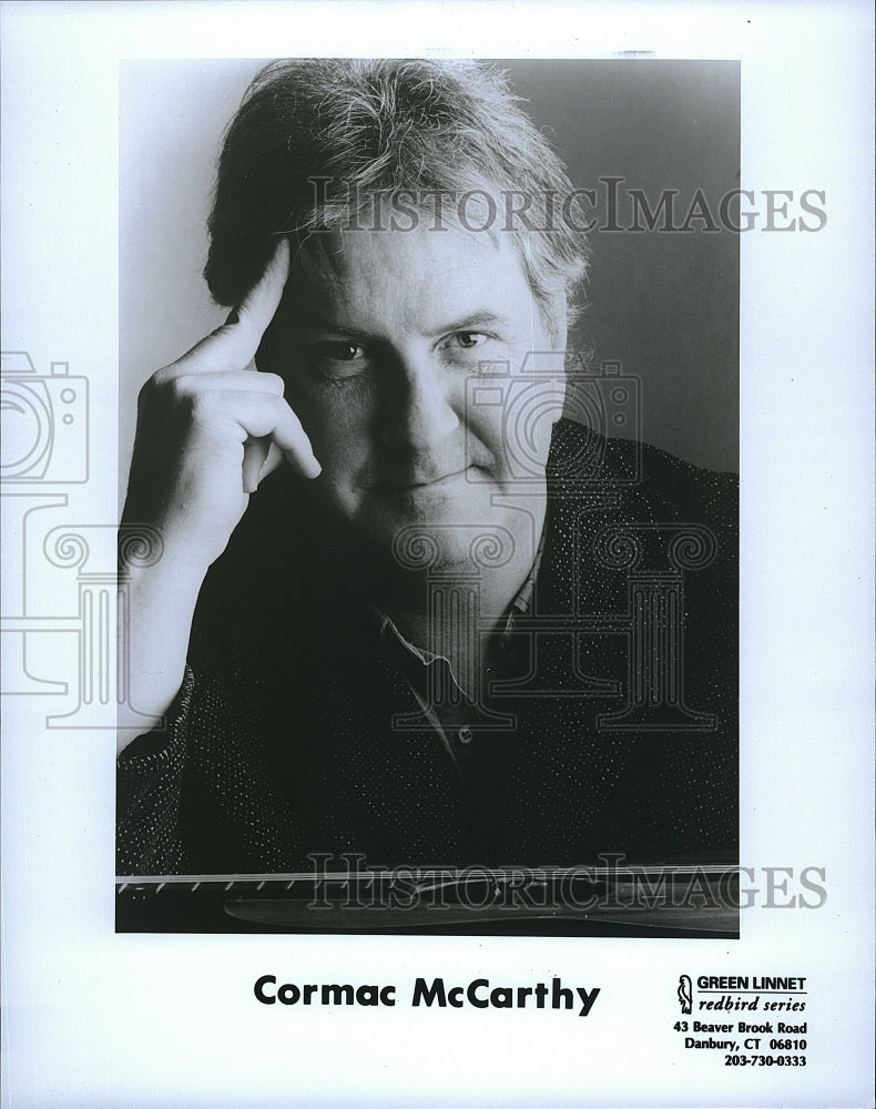 Press Photo Singer Songwriter Cormac McCarthy - Historic Images