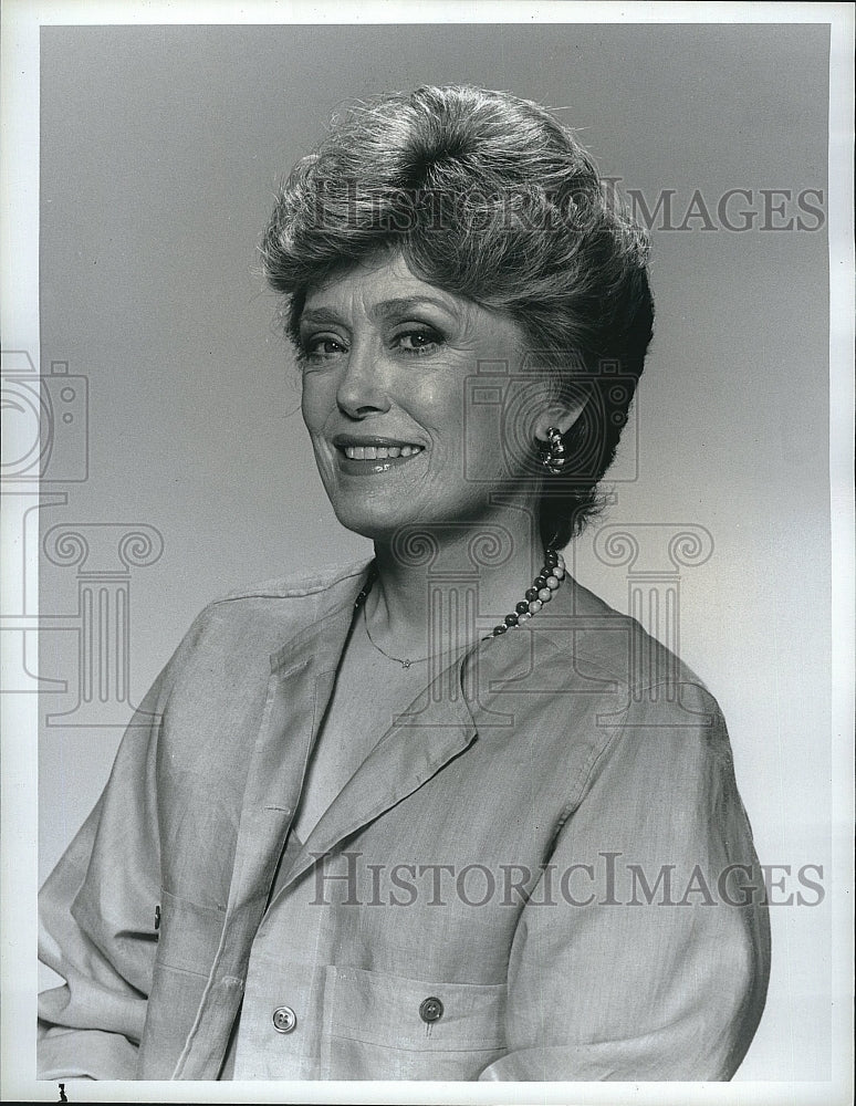 1985 Press Photo Actress Rue McClanahan The Golden Girls - Historic Images