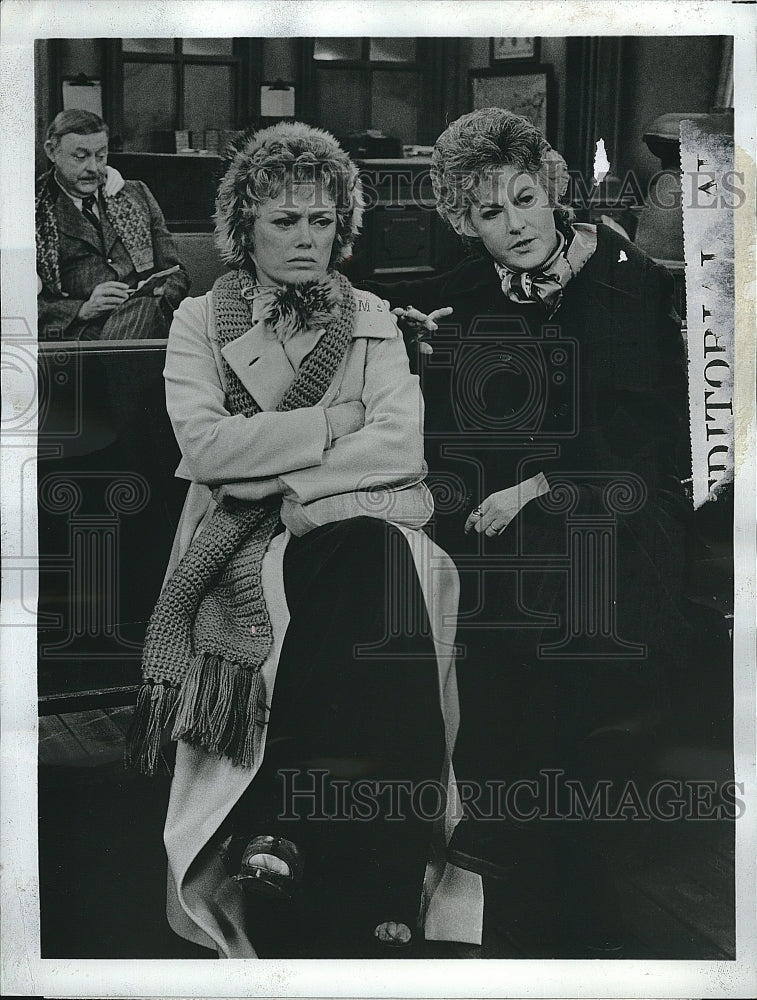 1974 Press Photo Rue McLanahan Actress Beatrice Arthur Maude - Historic Images