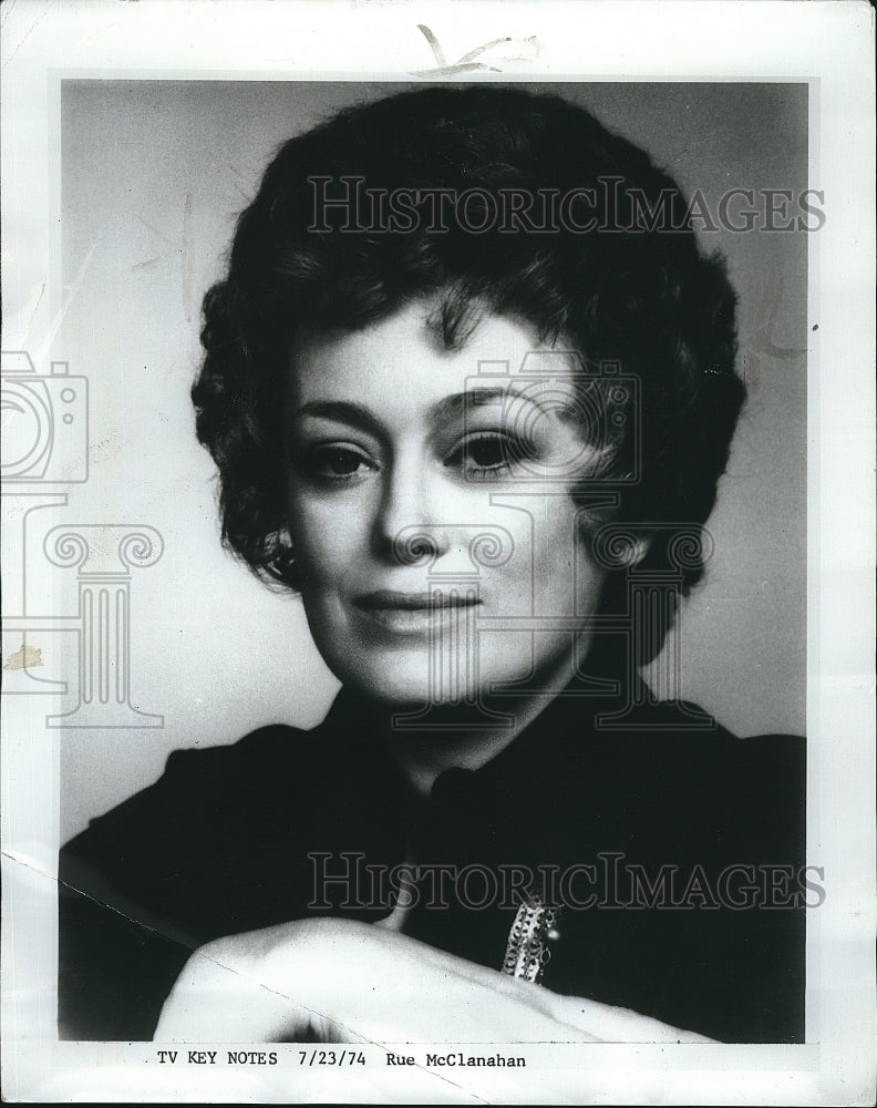 1974 Press Photo Actress Rue McClanahan - Historic Images