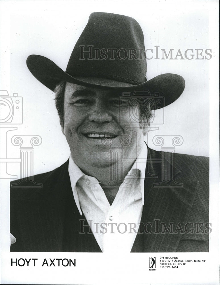 Press Photo  Musician Hoyt Axton  for DPI Records - Historic Images