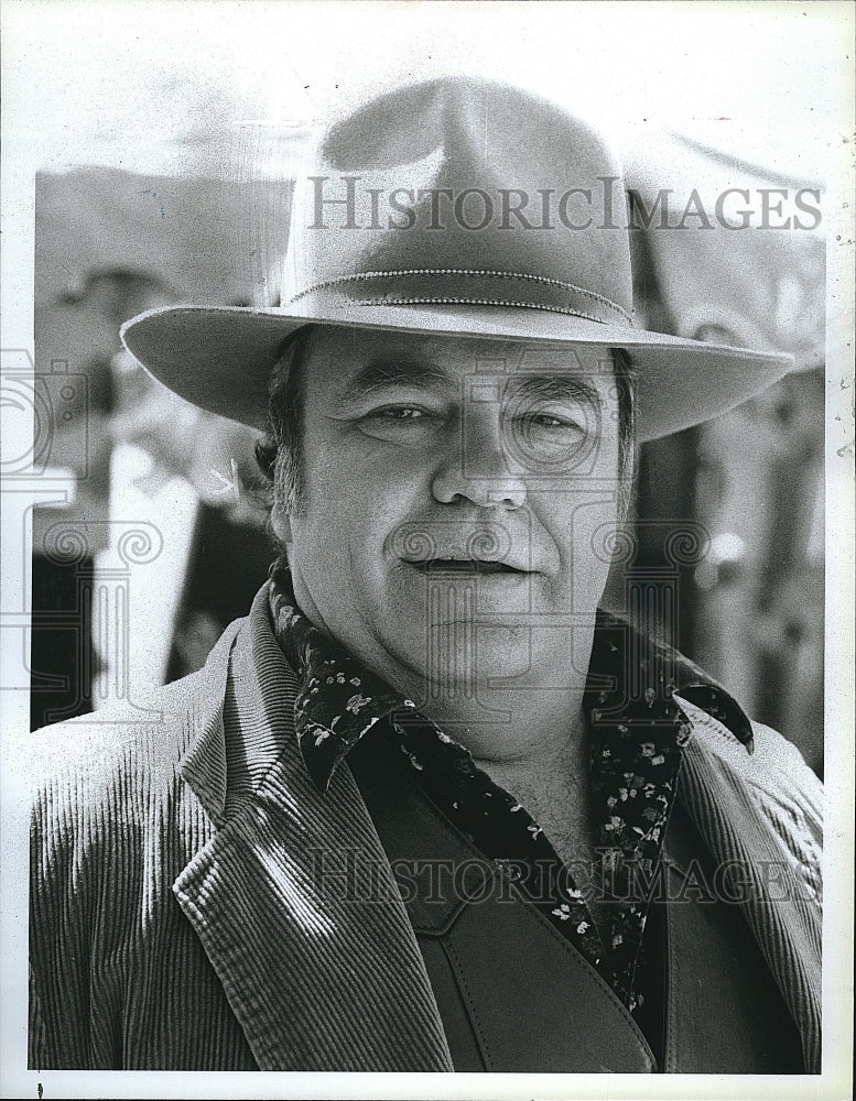 1983 Press Photo Musician Hoyt Axton  in &quot;The Rousters&quot; - Historic Images