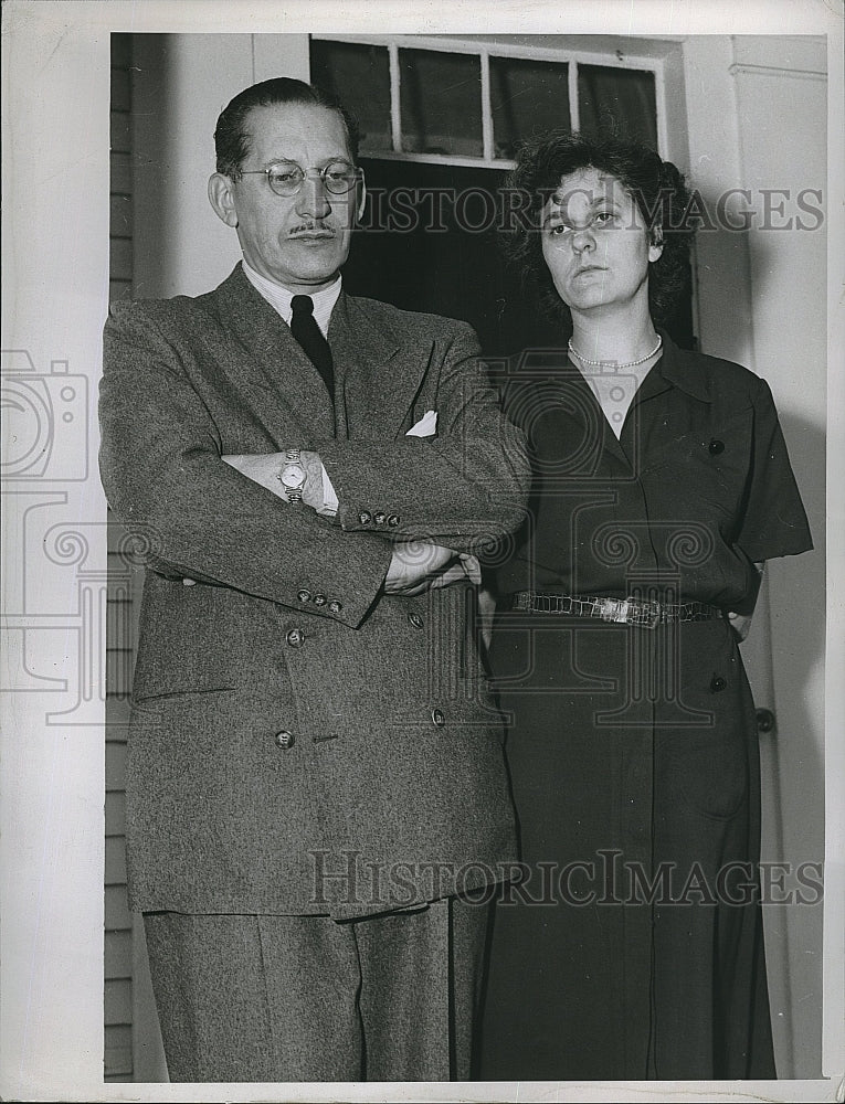 1950 Press Photo Dr. Hermann Sander found not guilty of mercy killing - Historic Images