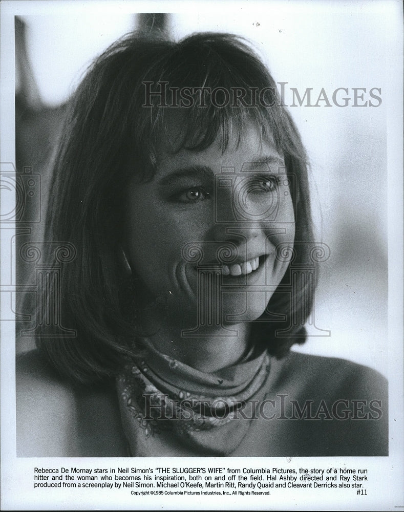 1985 Press Photo Actress Rebecca De Mornay In The Slugger&#39;s Wife - Historic Images