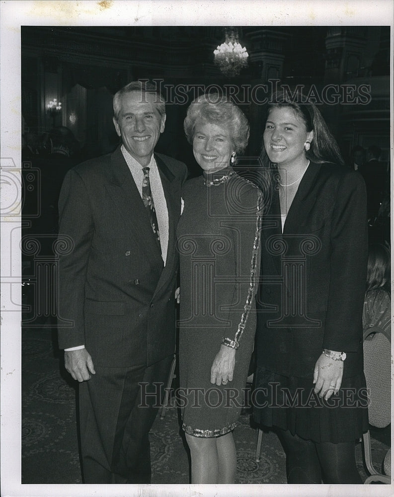 1992 Press Photo Marilyn Van Derbur, Miss America, Lawrence, Jennifer Atler - Historic Images