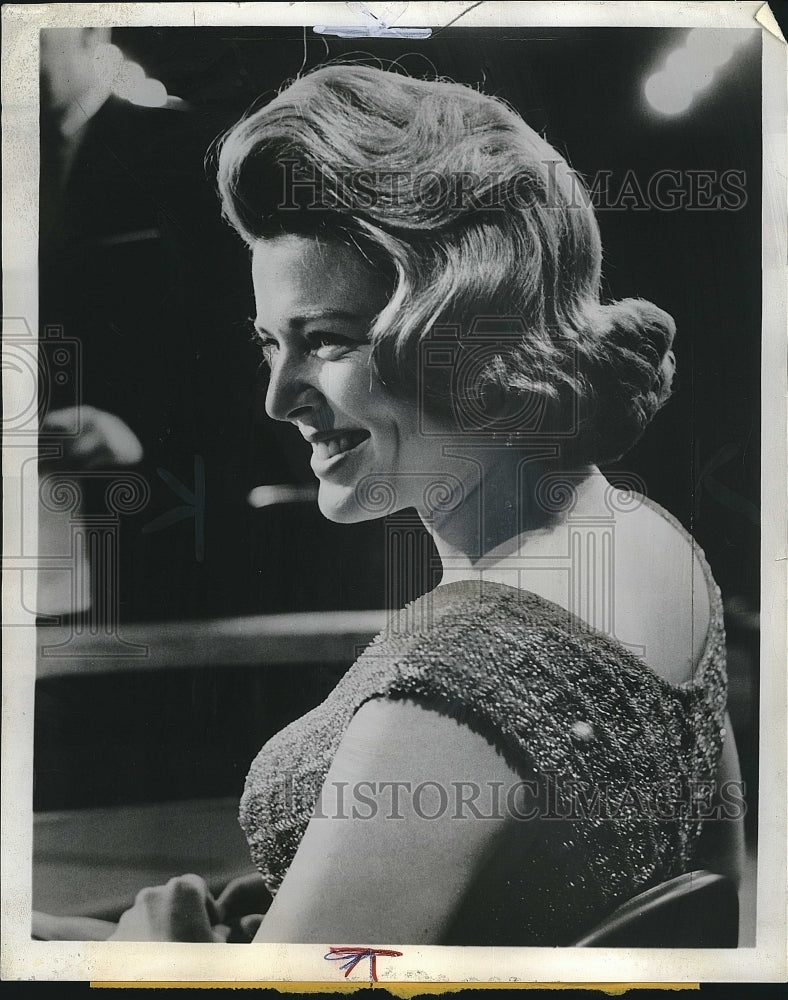 1963 Press Photo Marilyn Van Derbur, Miss America, Miss Colorado - Historic Images