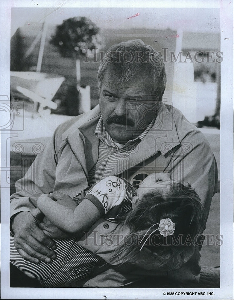 1986 Press Photo &quot;Acceptable Risks&quot; starring  Brian Dennehy - Historic Images