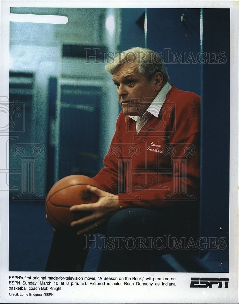 2002 Press Photo Brian Dennehy in &quot;A Season on the Brink&quot; - Historic Images